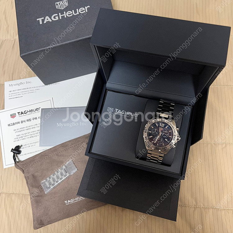 태그호이어 포뮬러1 쿼츠 크로노그래프 43mm--2