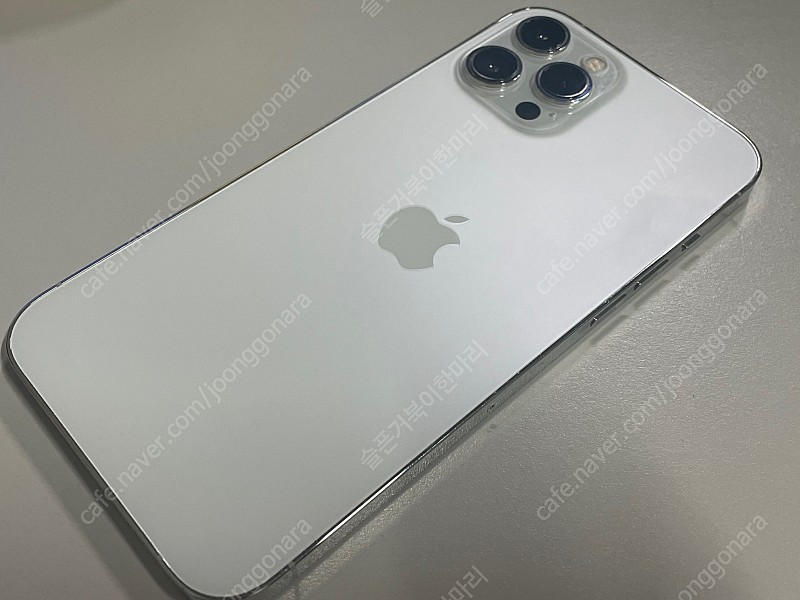 아이폰 12 프로 맥스 MAX 256GB 실버 팝니다--0