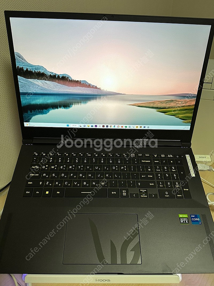 상태 최상 엘지 게이밍노트북 울트라기어 17G90Q-S...--0