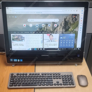 삼성 일체형 컴퓨터 DM-AF310 중 최고 i5-2500 8g ssd240g 무선키보드세트