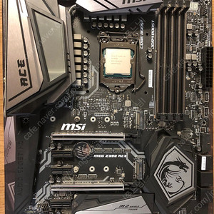 9900k + MSI Z390 ACE 팝니다.