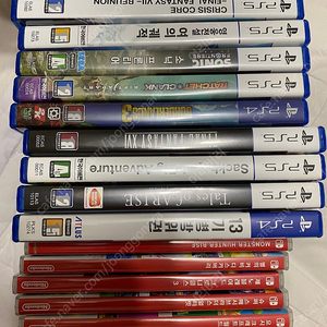 ps5, ps4, 스위치 중고 타이틀 팝니다.