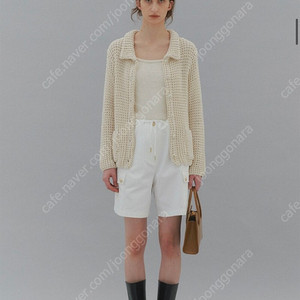 lo61 grasse knit jacket in linen