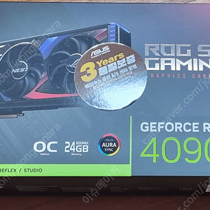 ASUS ROG STRIX 지포스 RTX 4090 O24G GAMING OC D6X 24GB 신품 미개봉