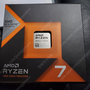 AMD RYZEN7 7800X3D 라이젠7 7800X3D AMD 라이젠7-5세대 7800X3D (라파엘) (정품)