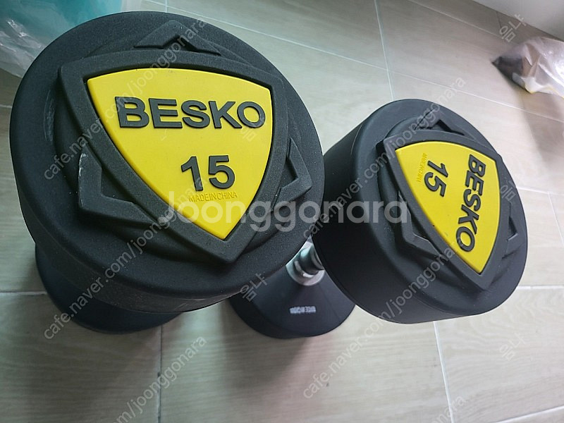 베스코 덤벨 15kg 팝니다--0