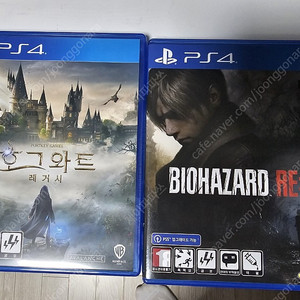 ps4용 호그와트 레거시(코드미사용) ,바이오하자드re4(코드사용)