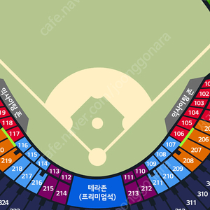 7월 29일 잠실 두산 엘지 3루 블루 2연석