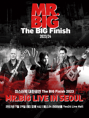 mr.big 콘서트 티켓 양도하실 분 구해요 (2연석)