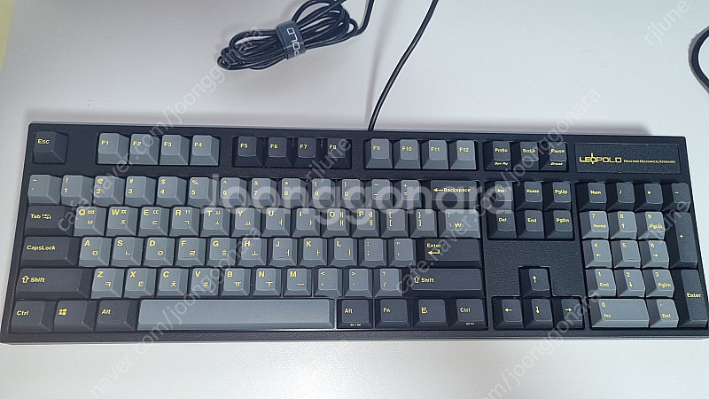 레오폴드 FC900R PD 애쉬 옐로우 한글(저소음 적...--0
