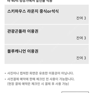 휘닉스파크 7월25일 -26일 1박 3인 패키지