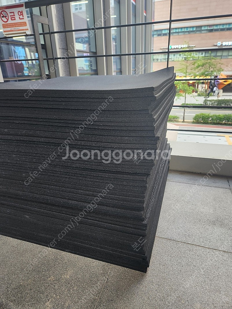 고무 매트 10T 1m x 1m--0
