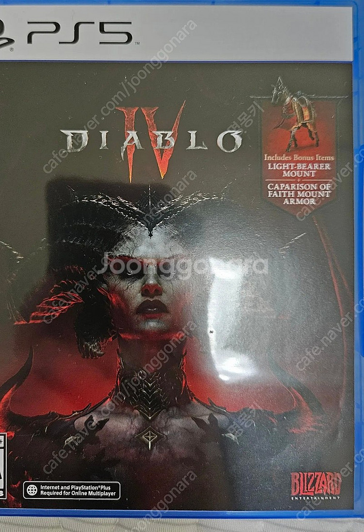 ps5 디아블로4 (코드미사용) 팝니다--0