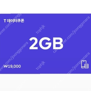 SK 데이터쿠폰 5GB/2GB