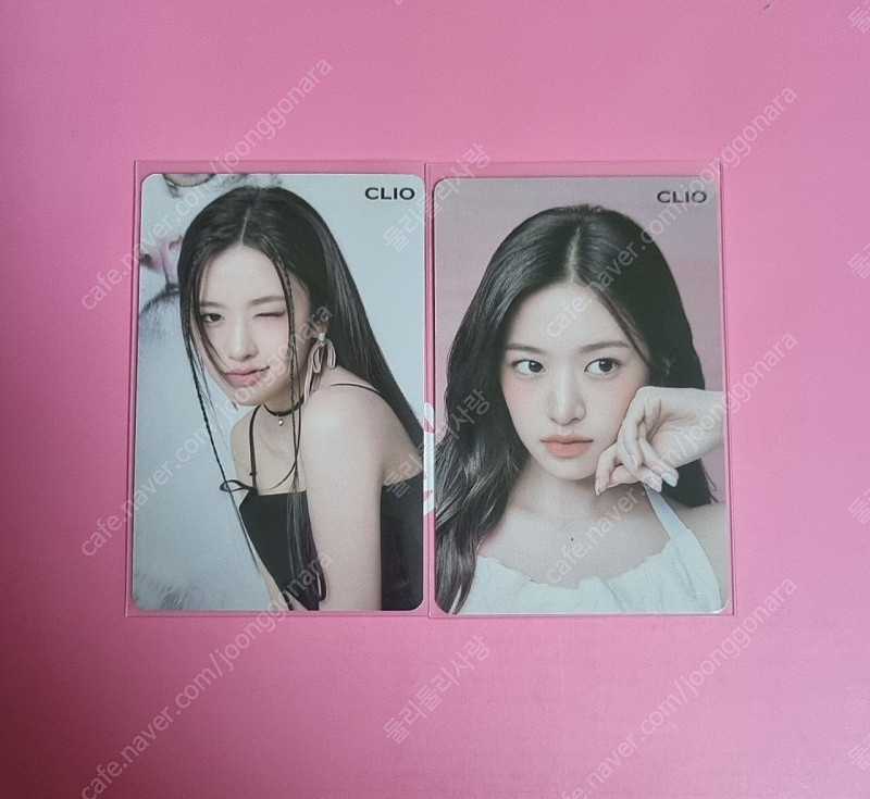 아이브 안유진 클리오 양면 포카 C와 D세트 이미지