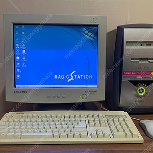 매직스테이션 M5316 펜티엄3 본체 윈도우98 레트로컴퓨터