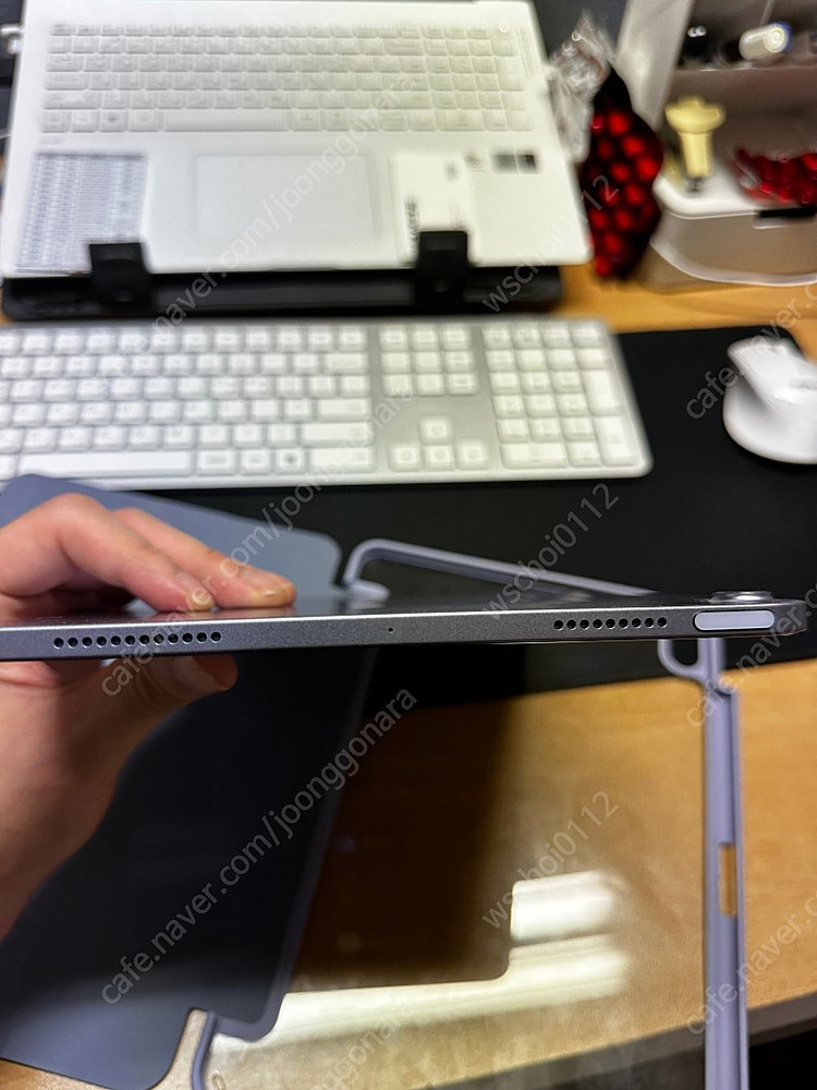 아이패드 에어5 퍼플64g wifi 애케플(25년7월16일) 가입 판매합니다--5