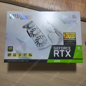 [미개봉]NVIDIA ZOTAC GeForce RTX 3080 GAMING Trinity 10G OC LHR Graphics Card (ZTA30800K10PLHR)