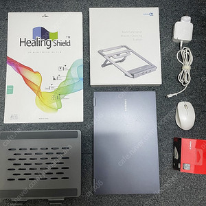삼성전자 갤럭시북 플렉스2 NT950QDA-XC73B (SSD 512GB), 스테이션 알파 Z 도킹 거치대, 힐링실드 여분 등 일괄판매합니다.