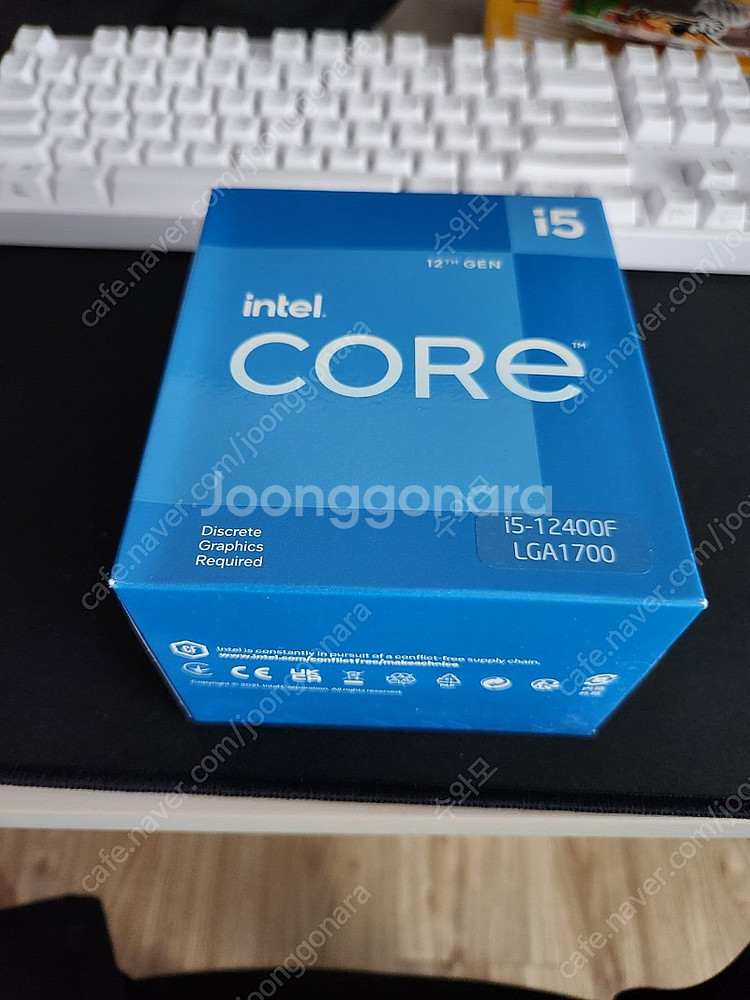 인텔 i5-12400f 정품 미개봉 새상품--0