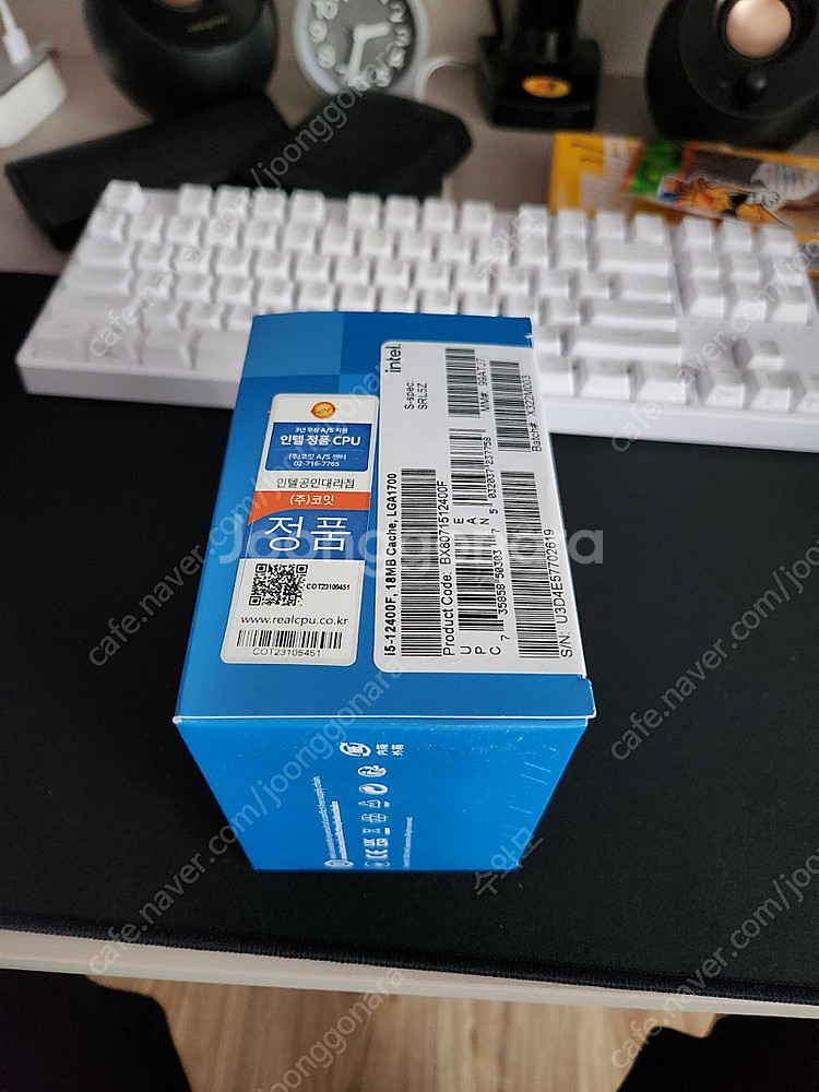 인텔 i5-12400f 정품 미개봉 새상품--1