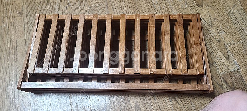 [대전] 감성 캠핑 원목 4단 선반 다목적 선반 우드 쉘프--3