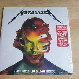 METALLICA 메탈리카 - Hardwired... to self RSD 한정 레드 컬러 LP 판매합니다.