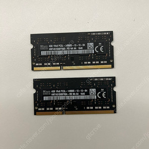 2015 아이맥 Late DDR3 4GB 램 *2개 3만원 판매합니다. PC3L-14900S
