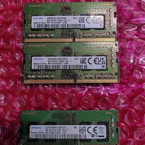 DDR4 노트북용 램 판매합니다.(ddr4, sodimm, 8GB × 2ea, 4GB × 1ea)