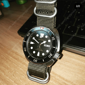 [SEIKO] 세이코 터틀 흑금 SRP775 다이버시계 팝니다. 튜더(블랙베이58 st.)로 튜닝한 제품입니다.