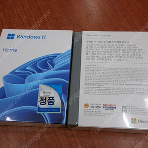 Windows 11 Home FPP .윈도우 11 홈 새제품 판매합니다