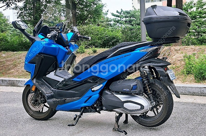 22년 6월 출고 포르자350 캔디블루 팝니다.--3
