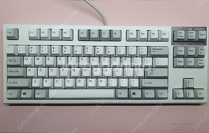 리얼포스 R2TLS-US3-IV 풀박 (R2/아이보리/30g/텐키리스/저소음버전)--0