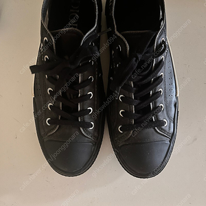디올 오블리크 정품 B23 로우탑 신발 스니커즈 남자 43사이즈 블랙 화이트