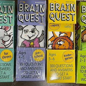 브레인퀘스트 4종 영어퀴즈카드