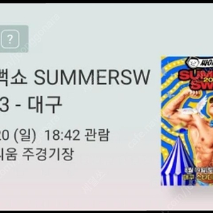 싸이 대구흠뻑쇼 8월20일 SR 2매