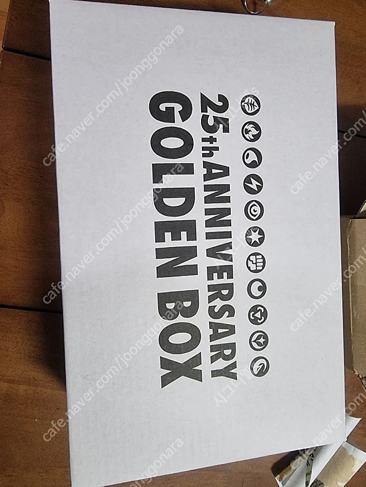 택포) 25주년 골드박스 미개봉 포켓몬카드--2