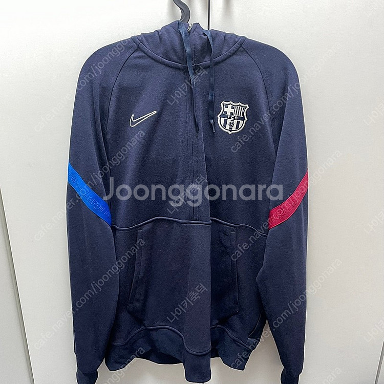 [매장정품] 나이키 FC 바르셀로나 트래블 플리스 반집...--7