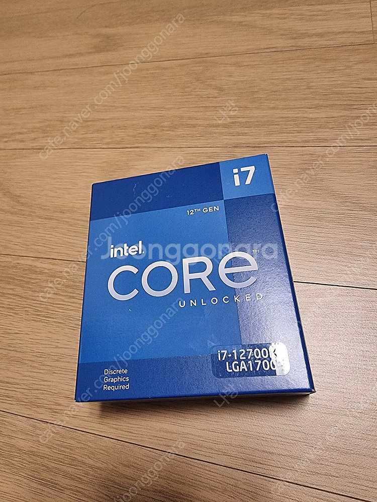 12700KF 인텔 CPU 미개봉 새상품 팝니다. 12...--0