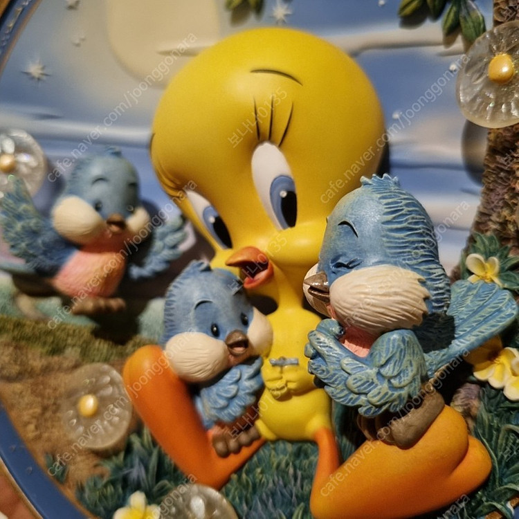 루니튠즈 루니툰즈 트위티 장식용접시 정품인증서포함 풀박스--4