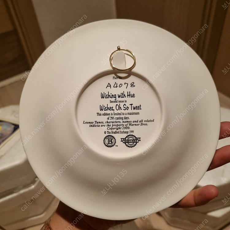 루니튠즈 루니툰즈 트위티 장식용접시 정품인증서포함 풀박스--5