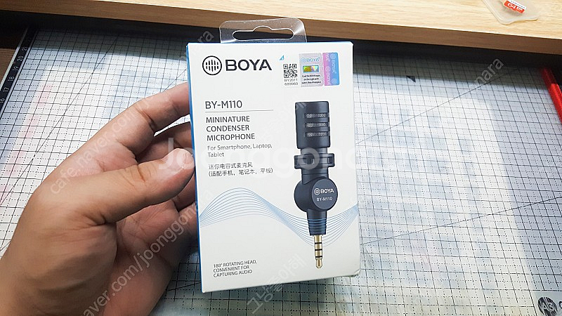 스마트폰 외장마이크 BOYA BY-M110--0