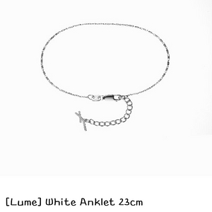 새상품) 페르테 루메 발/팔찌 White Anklet 23cm 14k