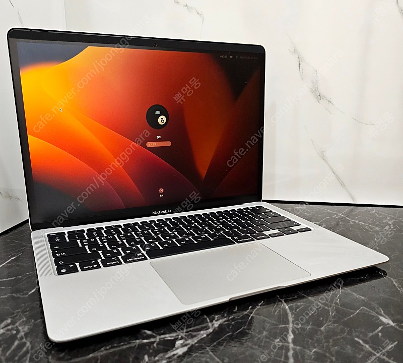 [애플] 맥북에어 2020 13인치 M1/Ram8Gb/... | 노트북/넷북 | 중고나라