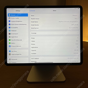 아이패드프로 12.9 3세대 wifi 256GB 팝니다.