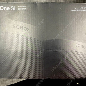 소노스원(sonos one) sl 스피커 2개 미개봉 풀박스 팝니다