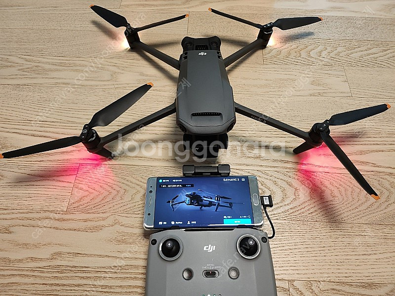DJI 매빅3 플라이모어 콤보 , 태블릿 홀더포함--2