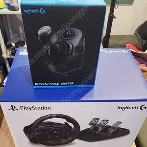 [미개봉] 로지텍 g923 드라이빙휠 + 로지텍 드라이빙쉬프터 + HF8 HAPTIC 진동 게이밍 패드