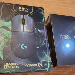 Logitech GPRO LOL 지프로 롤 리그오브레전드 무선마우스+파우치 미개봉