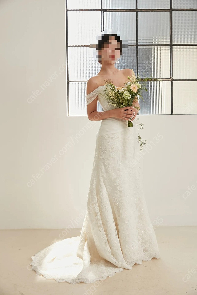 머메이드 비즈 웨딩 드레스 본식 드레스 저렴하게팝니다(박스있음)--0